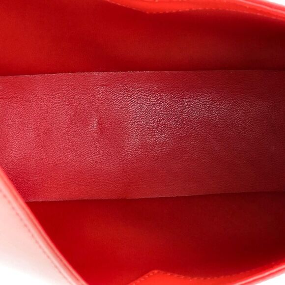 Givenchy Cut Out Shoulder Bag Leather Small Red - Picture 6 of 12